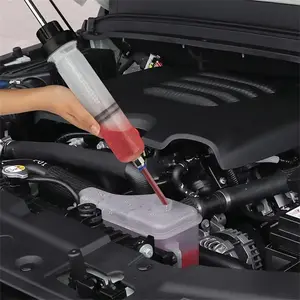 Manual oil change syringe with hose -500ml automotive liquid extraction pump for precise discharge and replenishment - a portable oil change tool suitable for cars and trucks