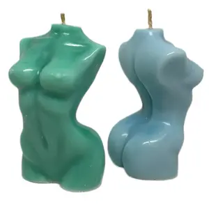Feminine Torso Candle - Sexy Non Scented Candle for Home Decor