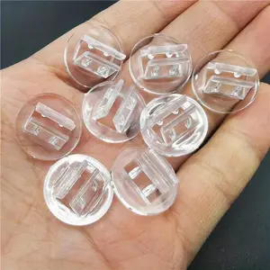 50pcs/set Transparent Plastic Cards Stand, Office Desk Accessories, Transparent Fixed Props for Paper Holder, Board Games Cards Display Stand