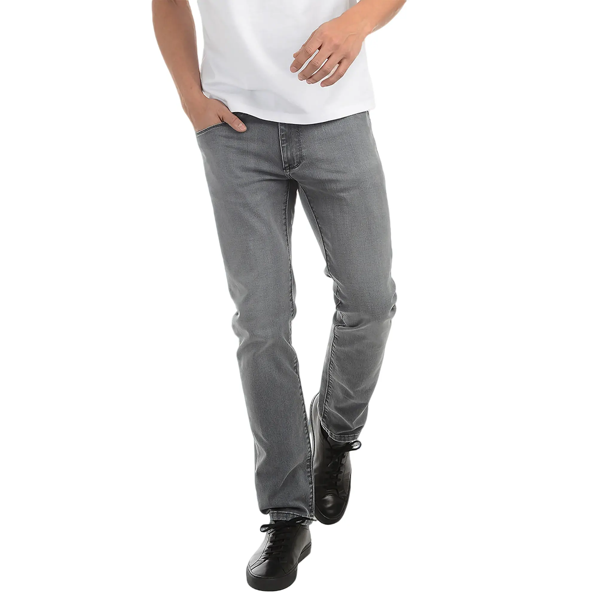 MOTT & BOW Men's Slim Fit Jeans - High Quality Comfort Stretch Denim with BBL Effect, Mid-Rise Zipper Fly for Casual Wear, Menswear, Casual Jeans, Denim Jeans