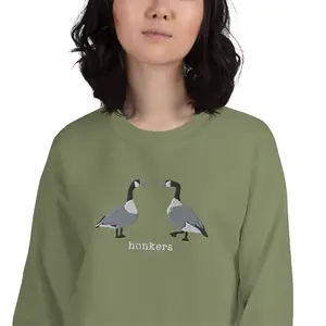 Honkers Embroidered Unisex Sweatshirt, Vintage Shirt, Funny Shirt, Cute, Meme Tee