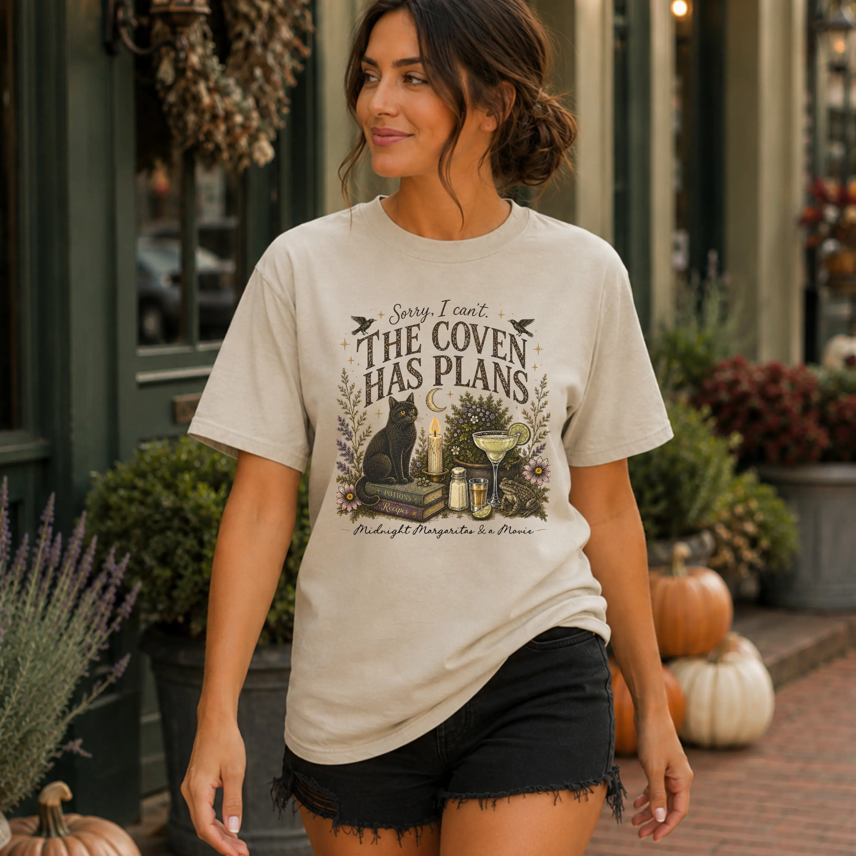 The Coven Has Plans, Graphic Tee,  Halloween Tee, Womenswear