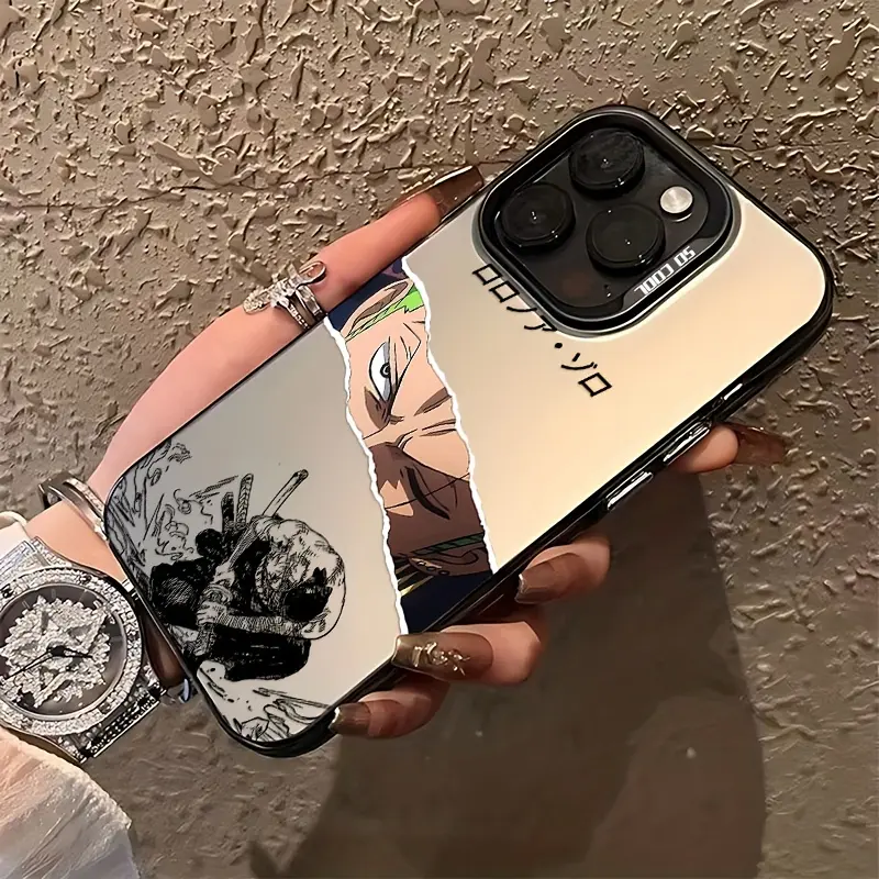 Personalized Anime Pirates Zoro Series iPhone Case - Shockproof Flexible TPU, Anti-Drop Matte Back Full Cover, Protection & Resistance for iPhone 17,16e,16,16 Plus,15,14 Pro,14,13,12,11,Mini,Pro,Max,Air,X,XR,S Max,8,7 Plus (Multi-Model Fit)