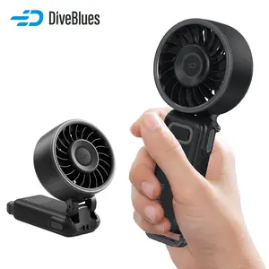 Diveblues Handheld Portable Turbo Mini Fan  3600mAh USB Rechargeable Pocket Fan Up to 12 Hours Hand Fan with 100 Speeds Powerful Cooling for Travel Summer Outdoor Lash Purse Pink TikTokShopBacktoSchool