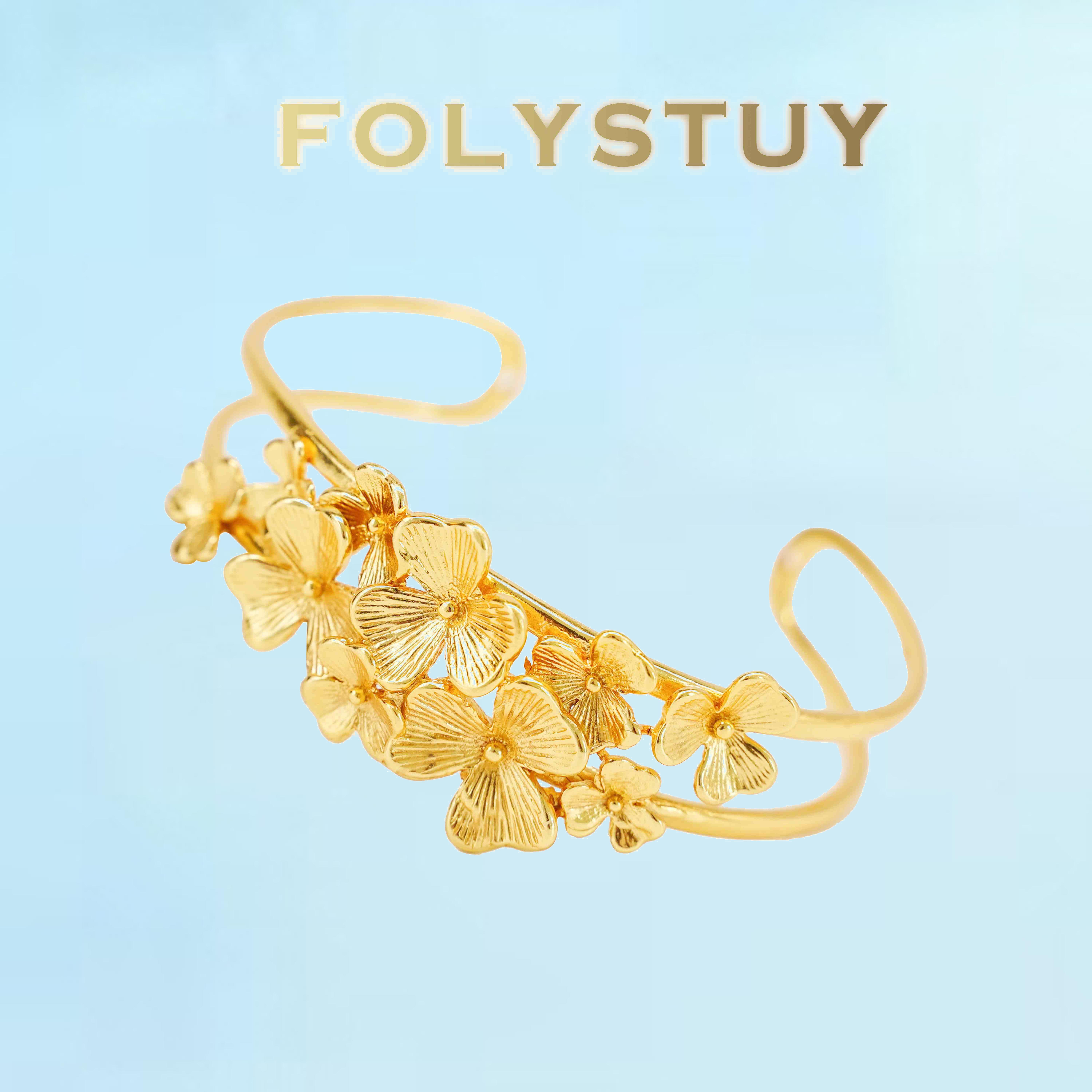 [FOLYSTUY (YNT01/YNT02/YNT03/YNT04/YNT05/YNT06)]Classic style fashion Bangles