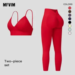 Women's 2-Piece Solid Color Cut-Out Backless Camisole & High-Waist Leggings Athletic Activewear Tracksuit Set, Premium Compression Spandex Gym Wear, Breathable Summer Outfit for Yoga, Gym, Valentine's Day Gift, Two Piece Set