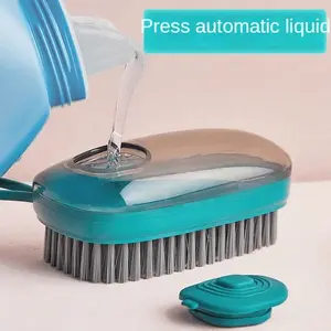 1 Pc Multifunctional Liquid Cleaning Brush Automatic Soft Brush Shoe Artifact Shoe Brush Shoe Laundry Brush Household Brush Clothes Household Cleaning Tool