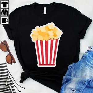Popcorn Costume Funny Halloween T-Shirt_1