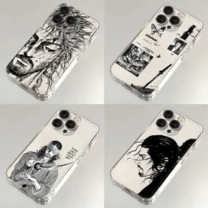 Unique Artistic Design Phone Case Vagabond Anime M-Miyamoto M-Musashi Cool Phone Case for IPhone 17 16 15 14 13 12 11 Pro Max Plus Air Transparent Cover Protective Drop-proof Retro Stylish Christmas Gift