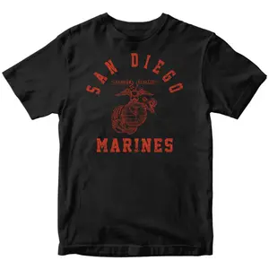 USMC Old School San Diego Training T-shirt & Hoodie - Premium Unisex Apparel Soft Breathable Fabric High-Quality Print Perfect for Everyday Wear Gifts or Special Occasions