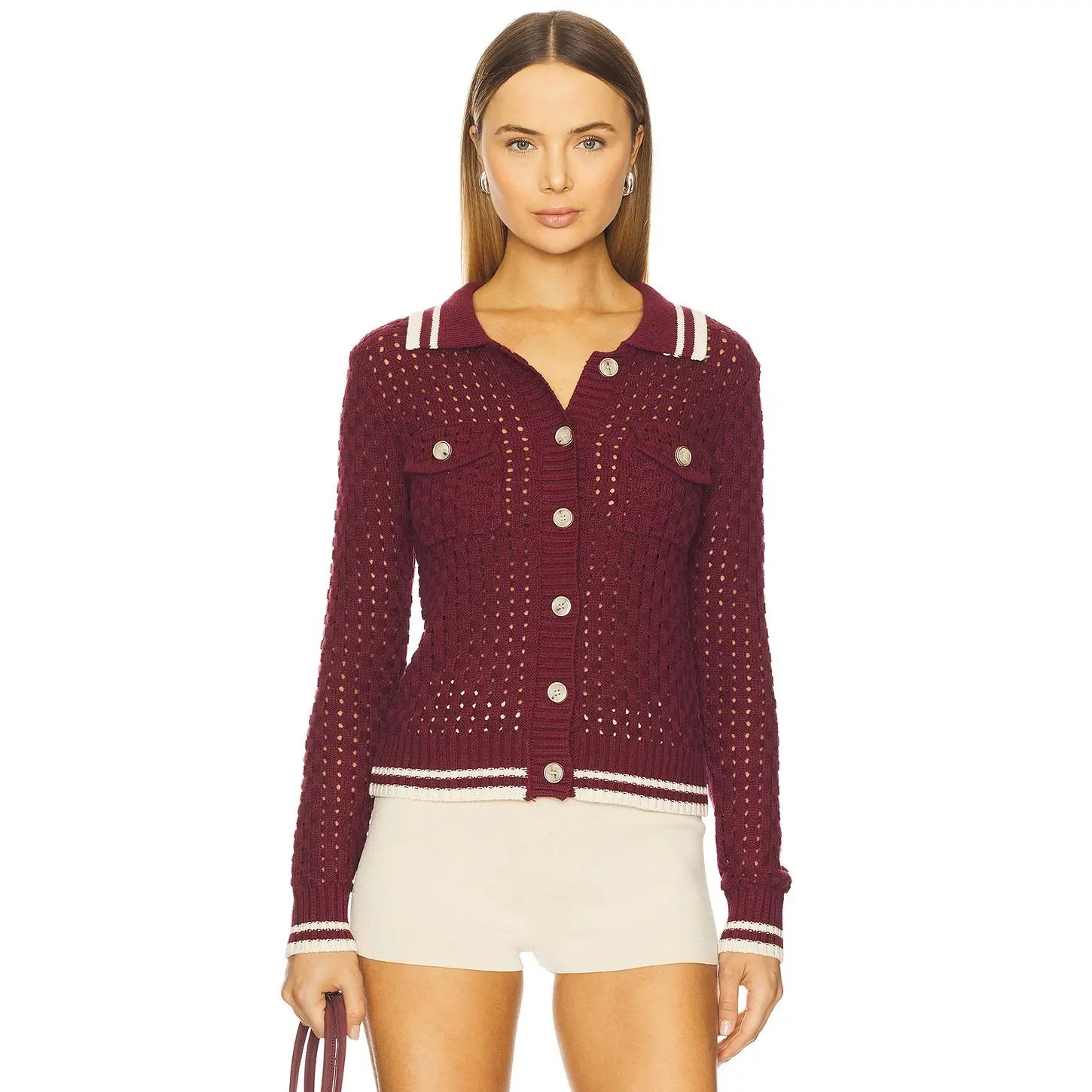 HEARTLOOM Posey Cardi in Sangria