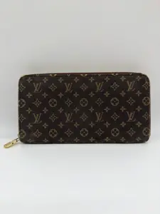 Pre-owned Louis Vuitton Mini Lin Small Leather Goods Monogram Denim Zippy Wallet