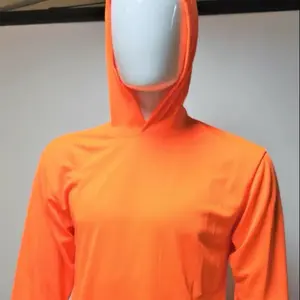 High Visibility Sun Protection Lightweight Long Sleeve Moisture Wicking Construction Hoodie