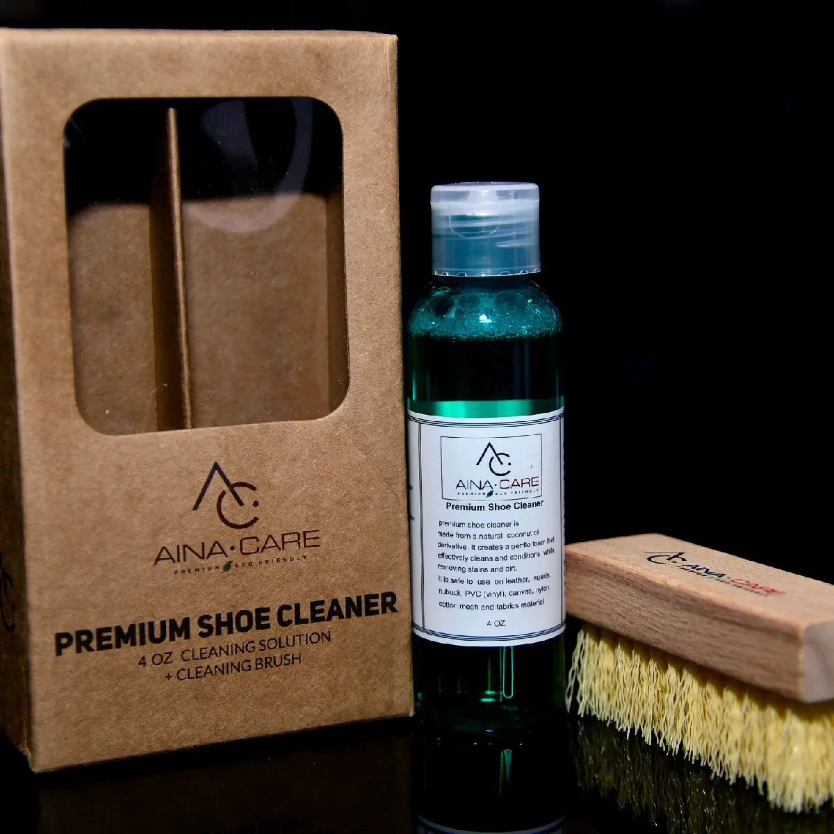 Bronze Sneaker Cleaner With Free Microfiber Cloth