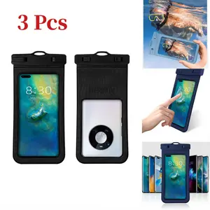 Waterproof phone pouch, touch-screen compatible, compatible with multiple models, suitable for outdoor swimming, photography, rafting, and diving