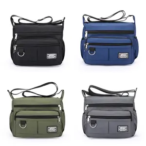 【Local Delivery】Maxoner Sling Bag for Men and Women, Large Capacity Fashion Portable Lightweight Multipurpose Chest Bag for Hiking, Camping, and Travel Canvas