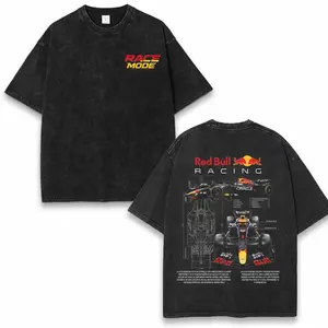Red Bull Racing F1 Car Blueprint Graphic Tee, Motorsport Fan Apparel