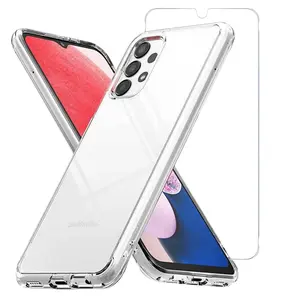 Entronix Bundle Compatible with Galaxy A16 - Clear Case & 1 Clear Screen Protector Cover Tempered