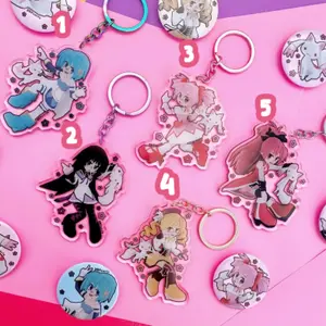 BUNDLE Keychain Puella Magi Madoka Magica