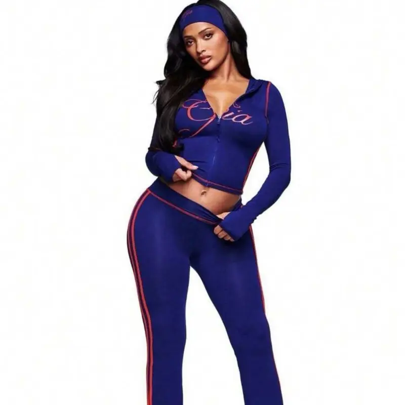 Women’s Premium 2 Piece Fashion (Navy Set)