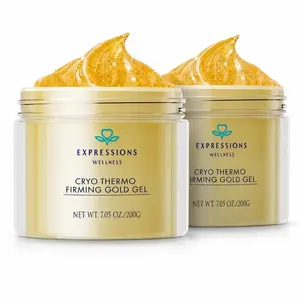 【Buy one get one free】15-Day Fast-Acting Anti Cellulite Sculpting & Tightening Burn Gold Massage Cream | Cryo Thermo cellulite remover for legs ,Belly & Arm| WELLENESS，Refreshing Formula | Unisex Body Contouring Treatment for Men & Women |200 G