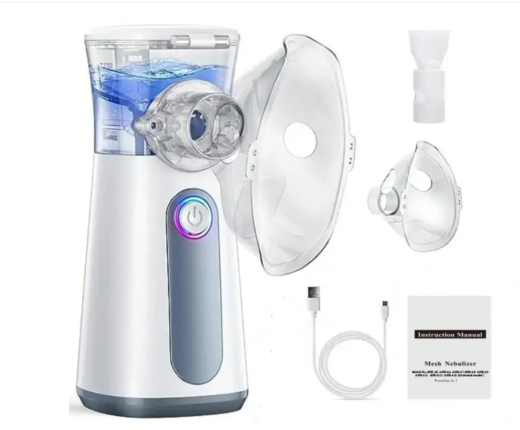 1 PCS USB Portable Ultrasonic 400AM Air Humidifier, Compact Air Humidifier with Double-Power Mode, Suitable for Home and Travel, Face Care Product, USB Powered Humidifier Machine, Rechargeable Portable Humidifi