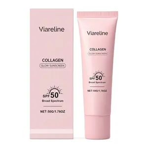 Sunscreen to prevent sunburn and tanning, Universal Tinted Face Moisturizer Sunscreen, SPF 50 PA+++, Water Resistant And Non-Greasy,For All Type Skin Facial Skincare