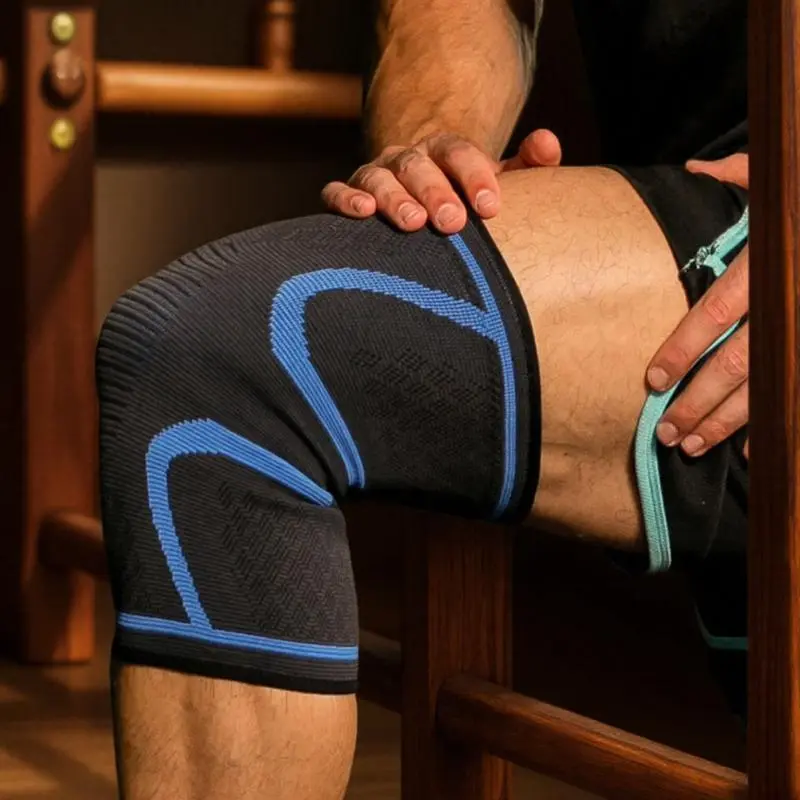 Breathable Non-slip Sports Knee Pad, Adjustable Compression Knee Brace, Knee Support for Running Basketball Climbing Fitness Training, Knee Compression Sleeve