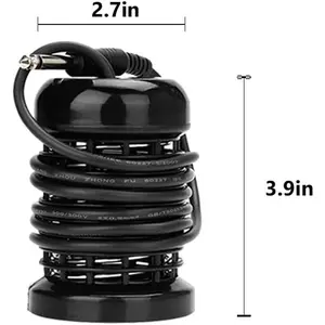 10-Pack Black Ionic Detox Head – Stainless Steel Replacement Ion Array for Ionic Foot Bath Detox Machine, Spa Accessory