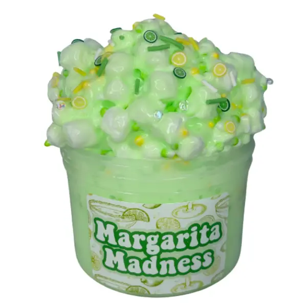 Margarita Madness Crunchy Foam Bead DIY New Texture - Green Color with Lemon Zest, Ideal for Crafting and DIY Projects