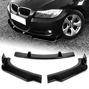 Front Bumper Lip Body Kit Spoiler Compatible with 2009 - 2011 BMW E90 328i 335d 335i 4DR / Sedan 3-Series Bumper