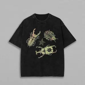 Beetle Graphic Shirt, Insect Aesthetic Tee, Vintage Bug Shirt, Dark Nature Graphic Tee, Gothic Insect Shirt, Indie Alt Style Tee fathersdaygift