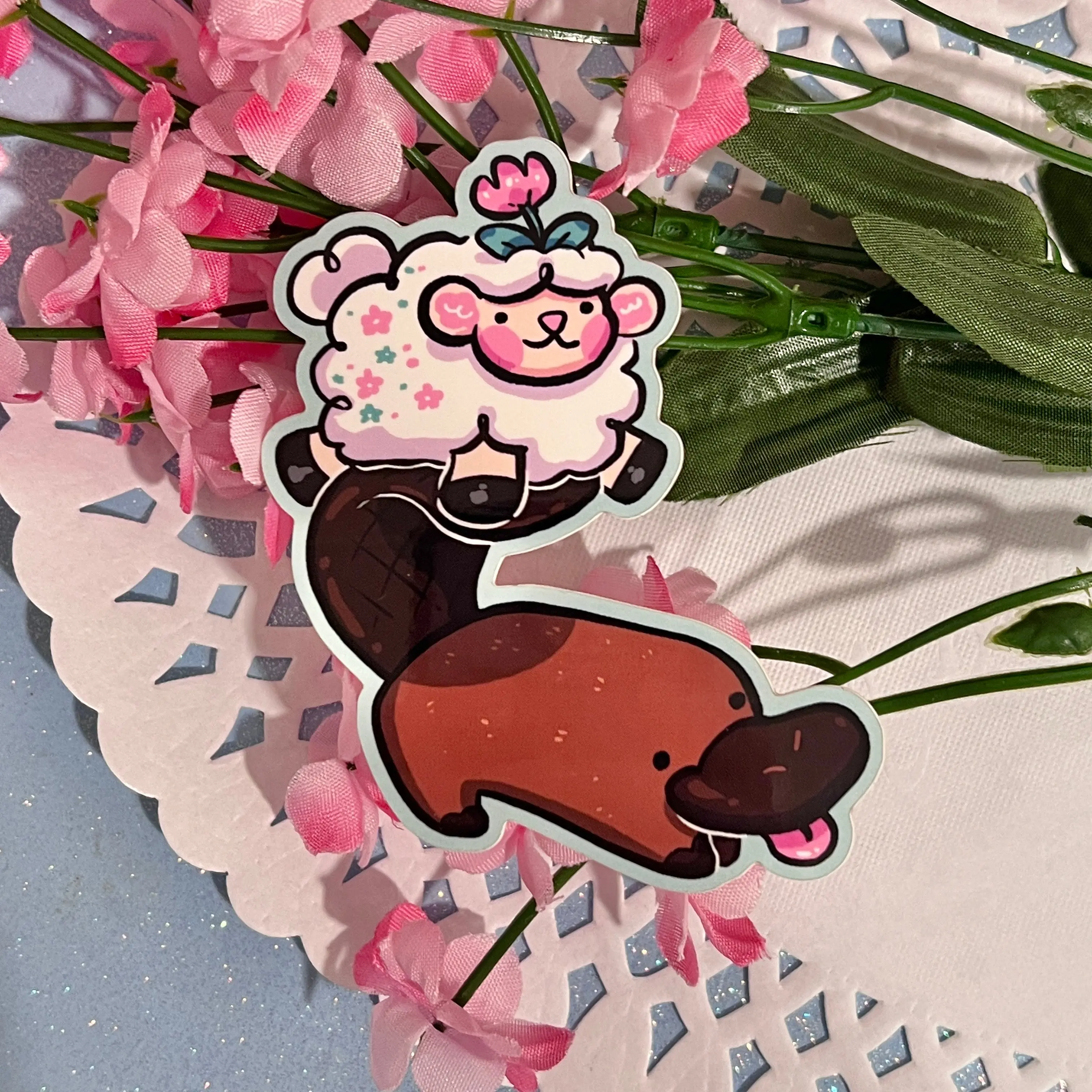 Sprout and Platypus! ~ Sticker
