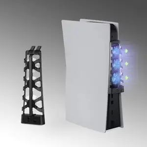Cooling Fan Cooler For Sony Playstation Play Station PS 5 PS5 Digital Disc Console Gaming Accessories Ventilator USB Table Refrigerator Exhaust Ventilation Game Portable Panels Kit Low Noise Cooling