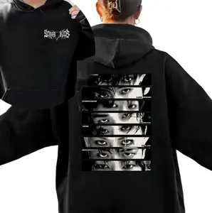 SSKKZ Member Inspired 2 Sided Tee, Kpop Music Tour Hoodie For Fans, Stay Concert 2025 Outfit Streetwear Pullover Perfect gift for fans, friends, feel the tour.