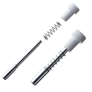 25 Pack American Made Aluminum Window Screen Clips, Replacement Spring Plunger Pins, Frame Latch Lock Bolts Pull Pin Fastener Parts for Secure Window Screens