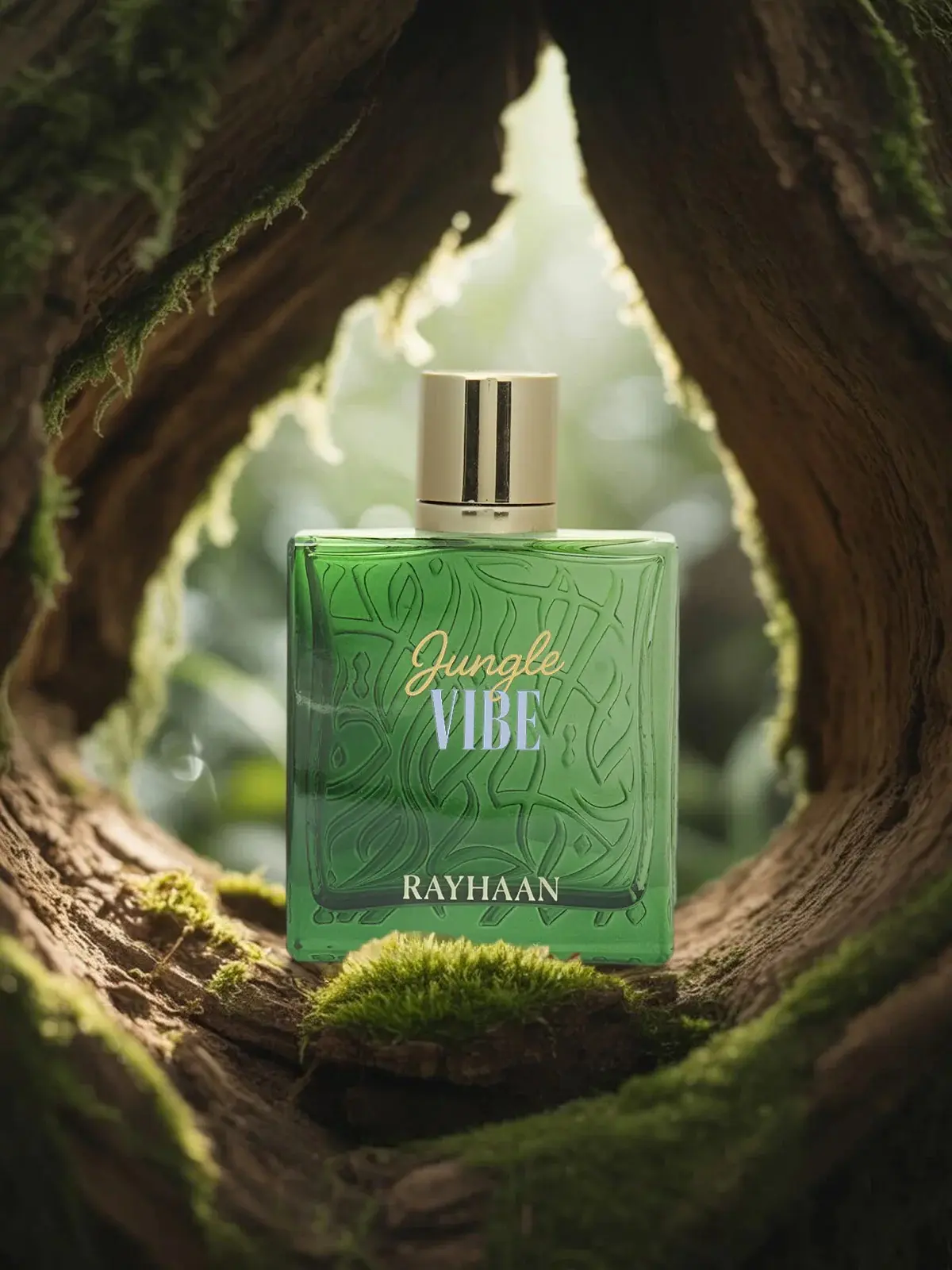 Rayhaan Jungle Vibe Eau de Parfum Spray for Unisex 3.4 Ounce