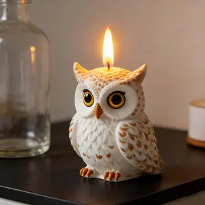 Resin Mould - Seated Owl Resin Casting Mould with Textured Feathers and Detailed Eye Design, Perfect for Home Accessories, Desk Decorations, Holiday Gifts