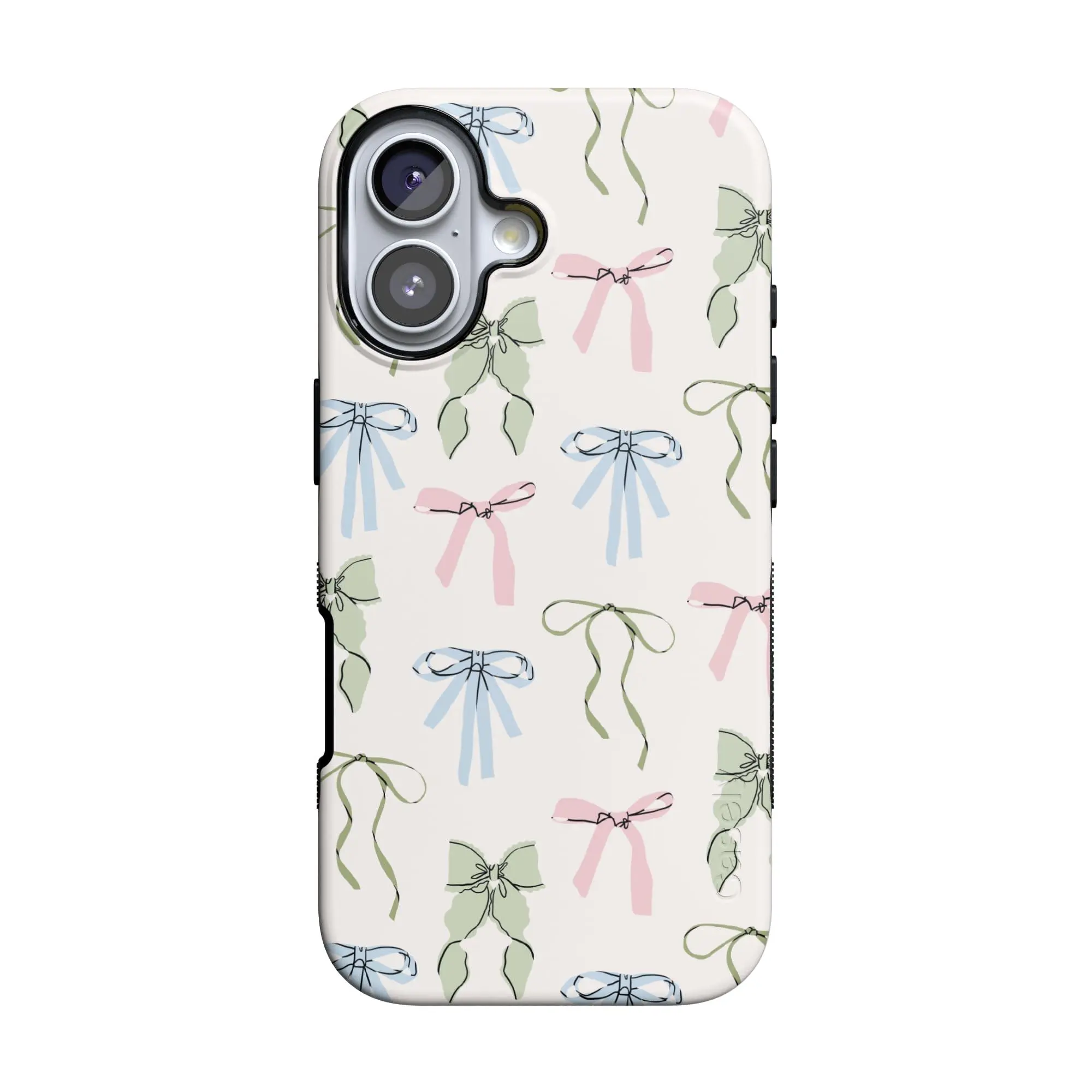 Casely iPhone 17 Case | Whimsy Girlie | Pastel Bows | Bold Protective Design | Compatible with MagSafe