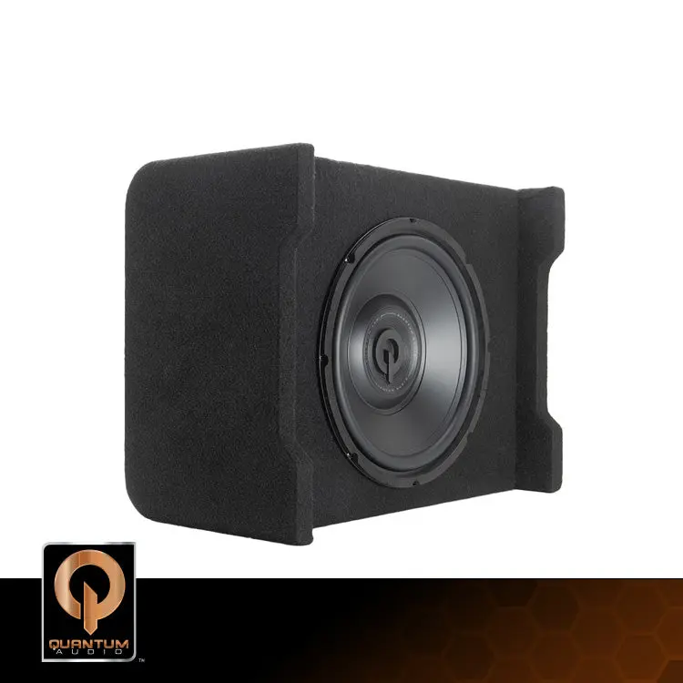 QBC1-10 : 10" Loaded Subwoofer Enclosure with Built-In Amplifier