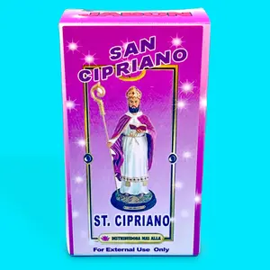 Soap of Saint Cipriano (San Cipriano) - 100g Glycerin Bar for Spiritual Cleansing and Religious Petitions