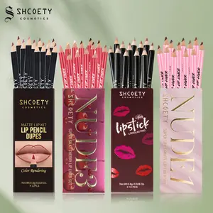 4 BOX LIP LINER Vibrant Lip Liner Set -Waterproof, Sweat-Resistant, Long-Wear & Natural - Highly Pigmented Crayons for All-Day Glam - Perfect Smudge-Proof Valentines Day Gift, Girls and Women Musie Fesivals, Everyday Makeup, Ultra2025