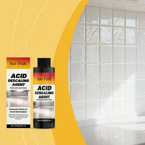 Jue Fish Tile Cleaner, Mild Formula Protects Floor Tile Surfaces, Cleans and Brightens Grout Lines for Daily Household Floor Care