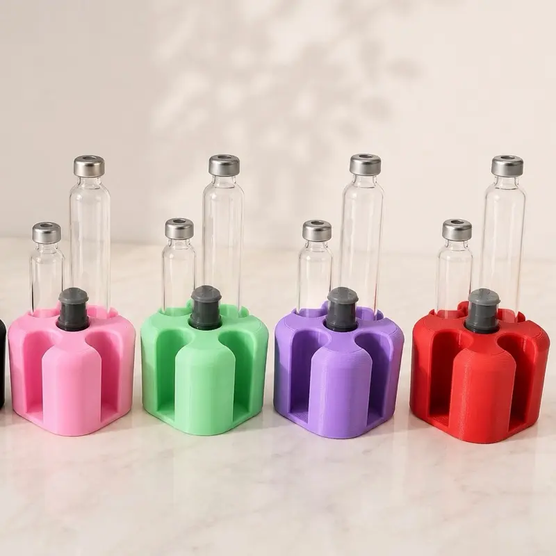 3mL Pen Cartridge Purge Stand | Cartridge Holder with Purge Port | Storage Organizer