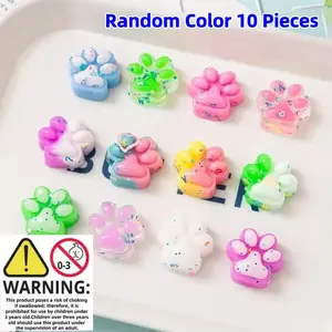 10 Mini Cute Cat Paw Soft Toys, Squishable Animal Paws, Easter Basket Filler, Halloween Christmas Party Bag Stuffers, Soft Squishy, Mochi Squishy