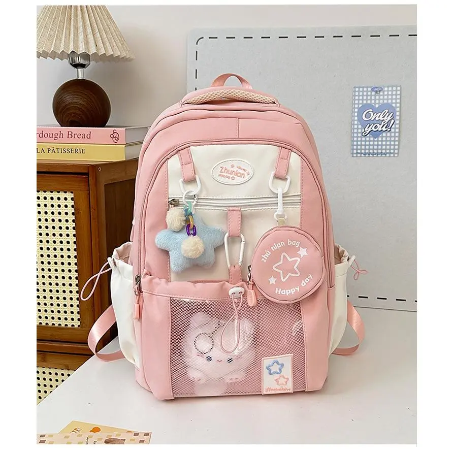 Pink large size+2 pendants