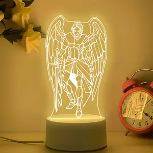 Large Angel Night Light, USB Powered, Grand Angel Design, Home Decor, Perfect Gift for Birthdays, Holidays, Christmas, New Year, Led Lamp