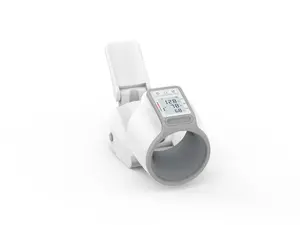 New Upper Arm Blood Pressure Monitor for Home Use, Large Backlit LCD, Automatic Cuff Expands to 7.1"-16.5", One-Touch Barrel-Type Blood Pressure Monitors, Dual User 99x2 Memory, Pearl