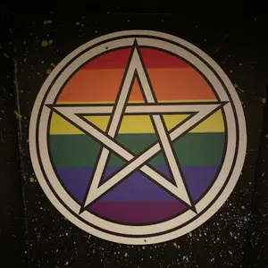 Pride Pentagram 3 inch Sticker