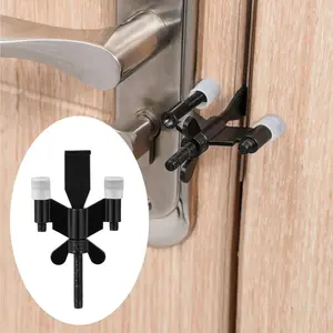Newlacking Portable Door Lock Stoppers for Travelers Safety, Upgrade Adjustable Locks for Hotel Doors, Security Devices for Home Apartment Bedrooms, Reinforcement for Women and Kids